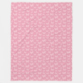 Pink Nursey Decor Fleece Deken (Voorkant)