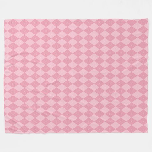 Pink Nursey Decor Fleece Deken (Voorkant (Horizontaal))