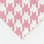 Pink Nursey Decor Fleece Deken (Hoek)