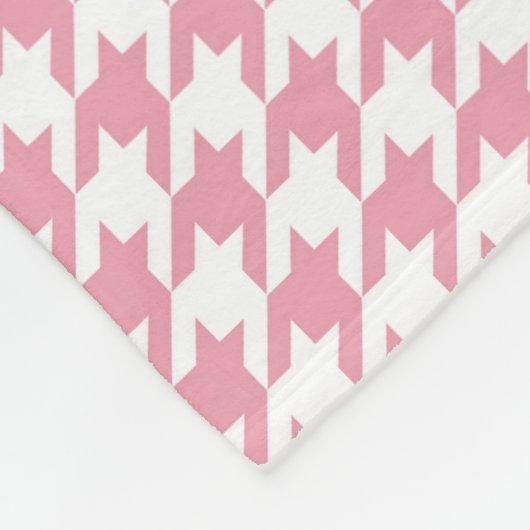 Pink Nursey Decor Fleece Deken (Hoek)