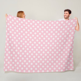 Pink Nursey Decor Fleece Deken