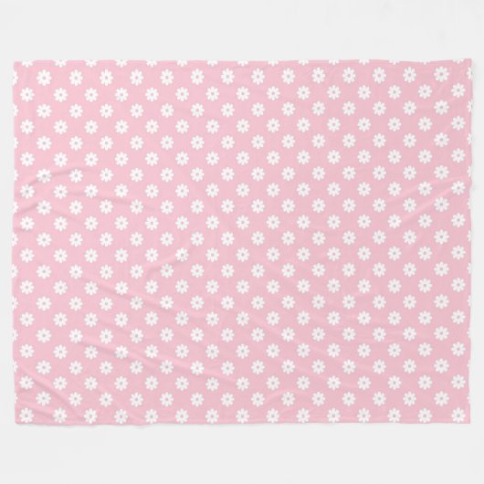 Pink Nursey Decor Fleece Deken (Voorkant (Horizontaal))