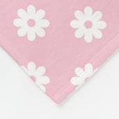 Pink Nursey Decor Fleece Deken (Hoek)
