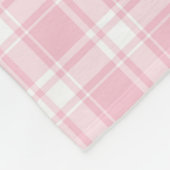 Pink Nursey Decor Fleece Deken (Hoek)