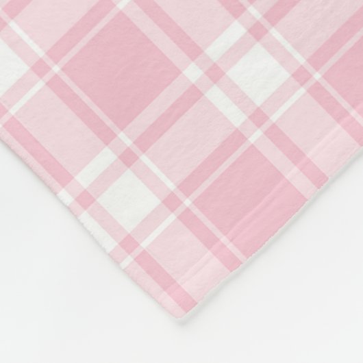 Pink Nursey Decor Fleece Deken (Hoek)