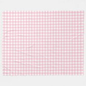 Pink Nursey Decor Fleece Deken (Voorkant (Horizontaal))