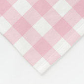 Pink Nursey Decor Fleece Deken (Hoek)