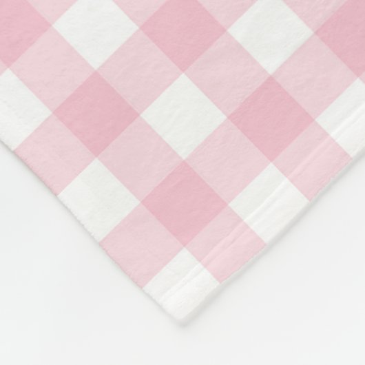 Pink Nursey Decor Fleece Deken (Hoek)