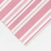 Pink Nursey Decor Fleece Deken (Hoek)