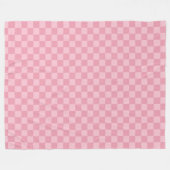 Pink Nursey Decor Fleece Deken (Voorkant (Horizontaal))