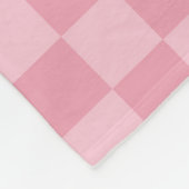 Pink Nursey Decor Fleece Deken (Hoek)