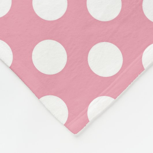 Pink Nursey Decor Fleece Deken (Hoek)