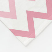 Pink Nursey Decor Fleece Deken (Hoek)