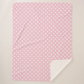 Pink Nursey Decor Sherpa Deken (Voorkant)