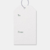 Pink Nutcracker Ballerina Cadeaulabel (Achterkant)