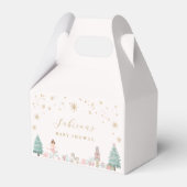 Pink Nutcracker Ballet Baby Shower Favor Boxes Bedankdoosjes (Voorkant Zijde)
