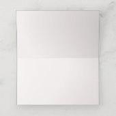 Pink Nutcracker Ballet Baby Shower Fold Place Card Plaatskaartje (Binnenkant ongevouwen)