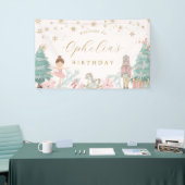 Pink Nutcracker Ballet Birthday Welcome Banner (Beurs)