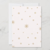 Pink Nutcracker Ballet Fourth Birthday Invitation Kaart (Achterkant)