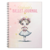 Pink Nutcracker Ballet Journal voor een meisje Notitieboek (Voorkant)
