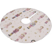 Pink Nutcracker Christmas Ballerina  Kerstboom Rok (Gekanteld)