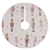 Pink Nutcracker Christmas Ballerina  Kerstboom Rok (Voorkant)