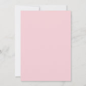 Pink Nutcracker Christmas Party | Glitter Holiday Kaart (Achterkant)