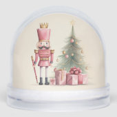 Pink Nutcracker Christmas Sneeuwbol (Voorkant)