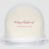 Pink Nutcracker Christmas Sneeuwbol (Achterkant)