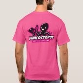 Pink Octopus Moving Company T-shirt (Achterkant)