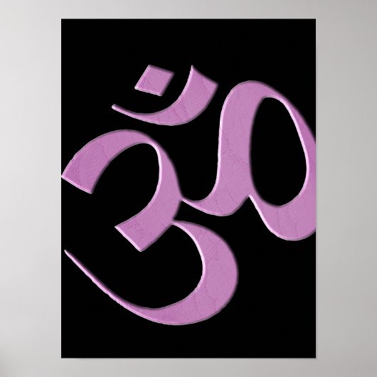 Pink Om  Poster (Voorkant)