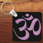 Pink Om  Sleutelhanger (Voorkant)
