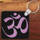 Pink Om  Sleutelhanger (Achterkant)