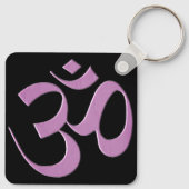 Pink Om  Sleutelhanger (Achterkant)