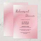 Pink Ombre Background Rehearsal Kaart (Voorkant / Achterkant)
