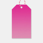 Pink Ombre Cadeaulabel (Achterkant)