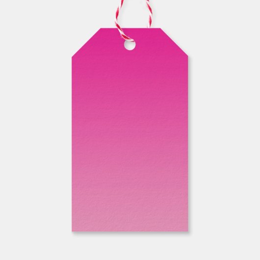 Pink Ombre Cadeaulabel (Achterkant)