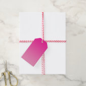 Pink Ombre Cadeaulabel (Met Touw)