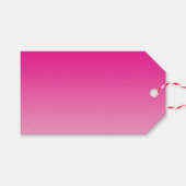 Pink Ombre Cadeaulabel (Voorkant (Horizontaal))