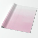Pink Ombre Cadeaupapier<br><div class="desc">Met roze waterverf ombre patroon.</div>