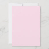 Pink Ombre Chevrons Birthday Kaart (Achterkant)