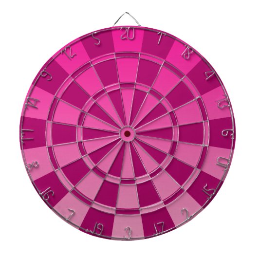 Pink Ombre Dartbord (Voorkant)