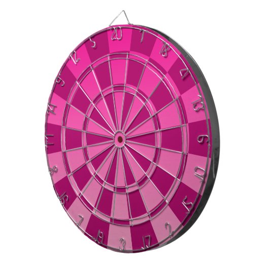 Pink Ombre Dartbord (Voorkant Rechts)