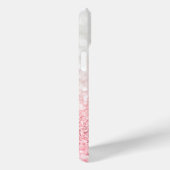 Pink Ombre Glitter en Bokeh Pattern Case-Mate iPhone Case (Achterkant / Rechts)