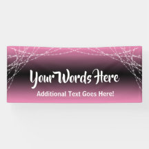 Pink Ombre Light Strings Voeg je eigen tekst toe