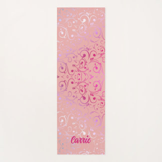Pink Ombre Pattern Yoga Mat