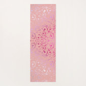 Pink Ombre Pattern Yoga Mat (Achterkant)