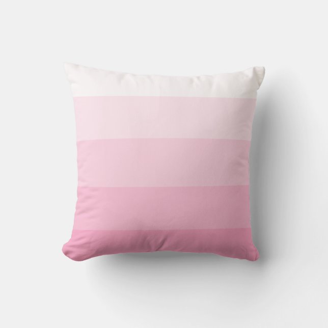 Pink Ombre Pillow Kussen (Voorkant)