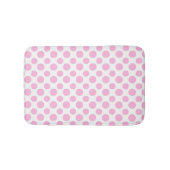 Pink Ombre Polka Dots Badmat (Voorkant)