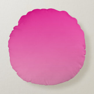 Pink Ombre Rond Kussen